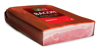 Bacon Cocido con Piel Tripa Marrón