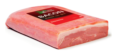 Bacon Cocido con Piel (Cooked Bacon with Rind)
