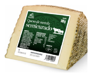 Semi-cured Blended Cheese