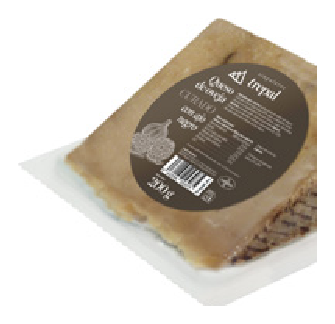 Cured Sheep's Cheese with Black Garlic