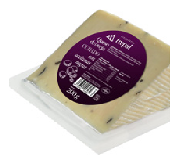 Cured Sheep's Cheese with Black Olive