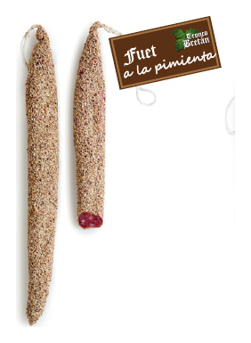 Fuet with Pepper (Whole Piece)
