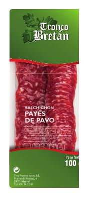 Salchichón Payés de Pavo (Sliced)