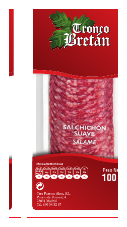 Salchichón Suave (Sliced)